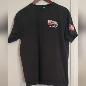 Medium bar shirt black red white